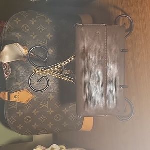 LV Brown Epi Leather Wallet